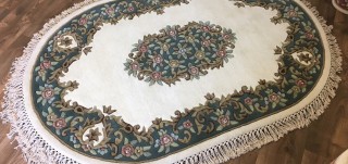 Indian Wagutchi Aubusson Oval