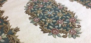 Indian Wagutchi Aubusson Oval