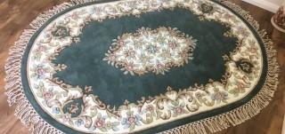 Indian Wagutchi Aubusson Oval