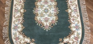 Indian Wagutchi Aubusson Oval