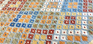  Fine Hand Knotted Vegetable Dyed Afghan Kilim 