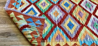 Fine Hand Knotted Vegetable Dyed Kilim