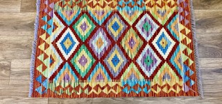 Fine Hand Knotted Vegetable Dyed Kilim