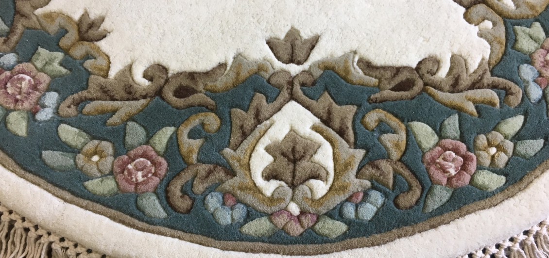 Indian Wagutchi Aubusson Oval