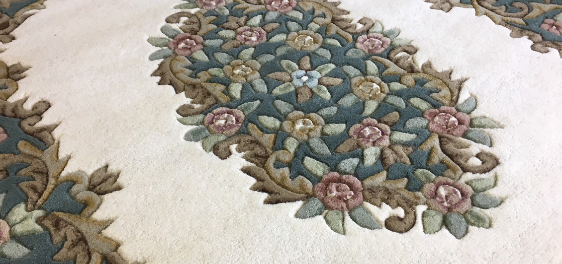 Indian Wagutchi Aubusson Oval