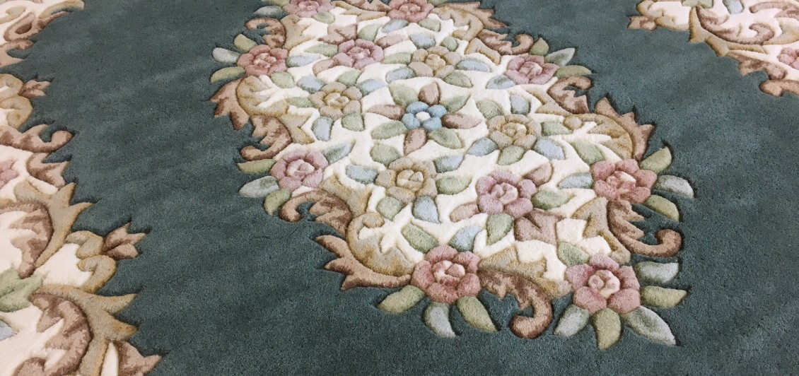 Indian Wagutchi Aubusson Oval