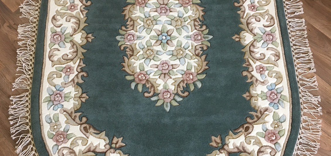 Indian Wagutchi Aubusson Oval