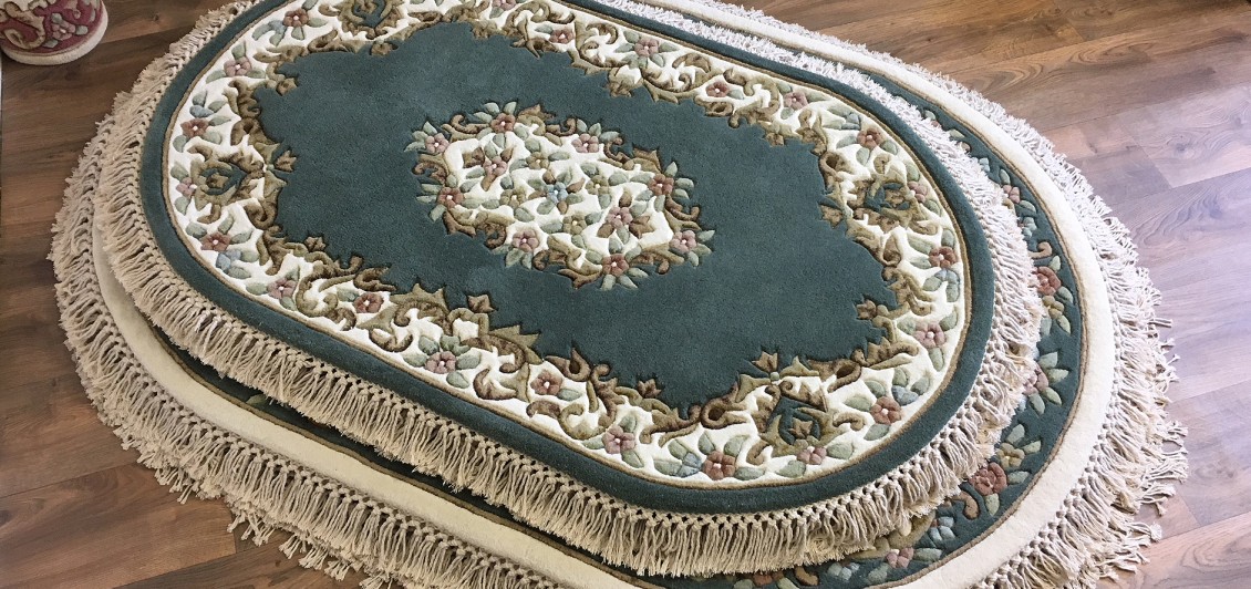 Indian Wagutchi Aubusson Oval
