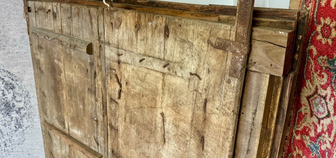 Antique 'Hawk' Doors with Frame