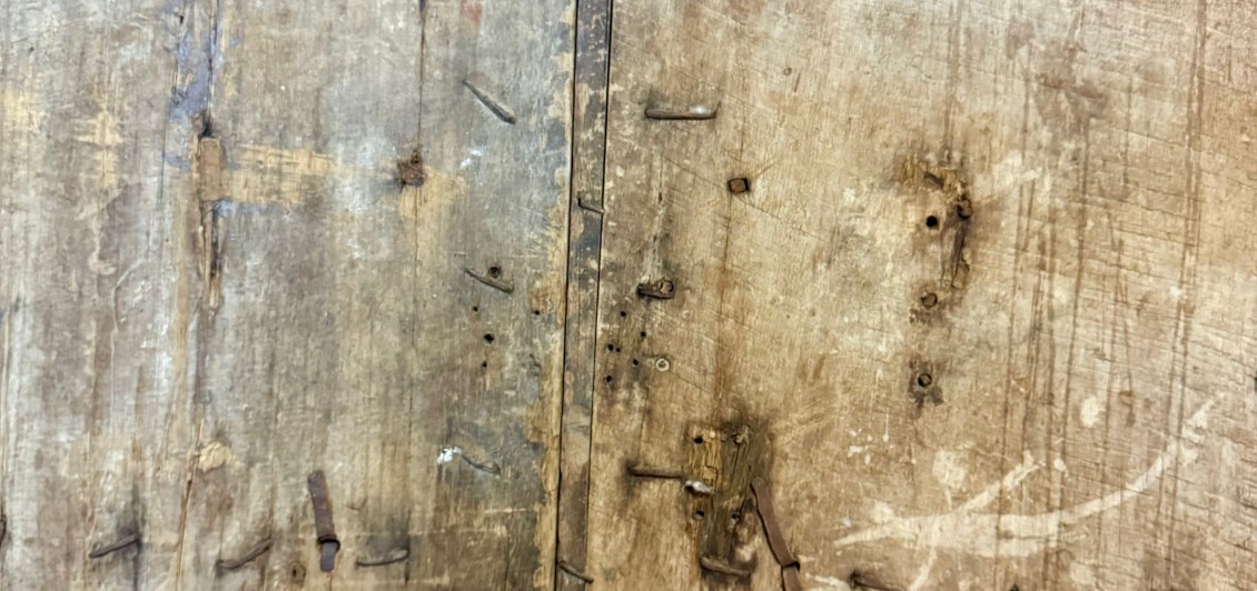 Antique 'Hawk' Doors with Frame