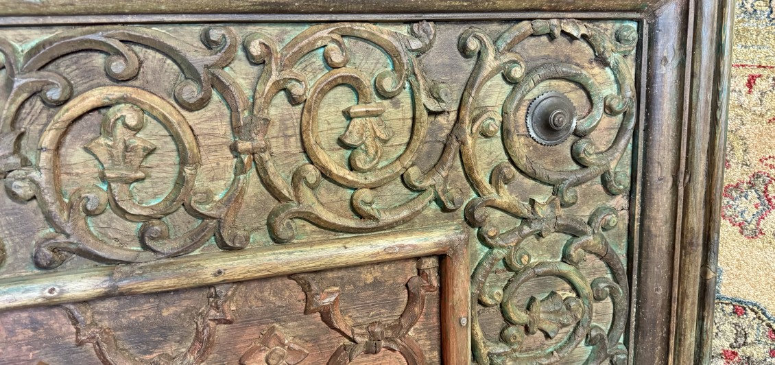 Painted Indian Ceiling Panel