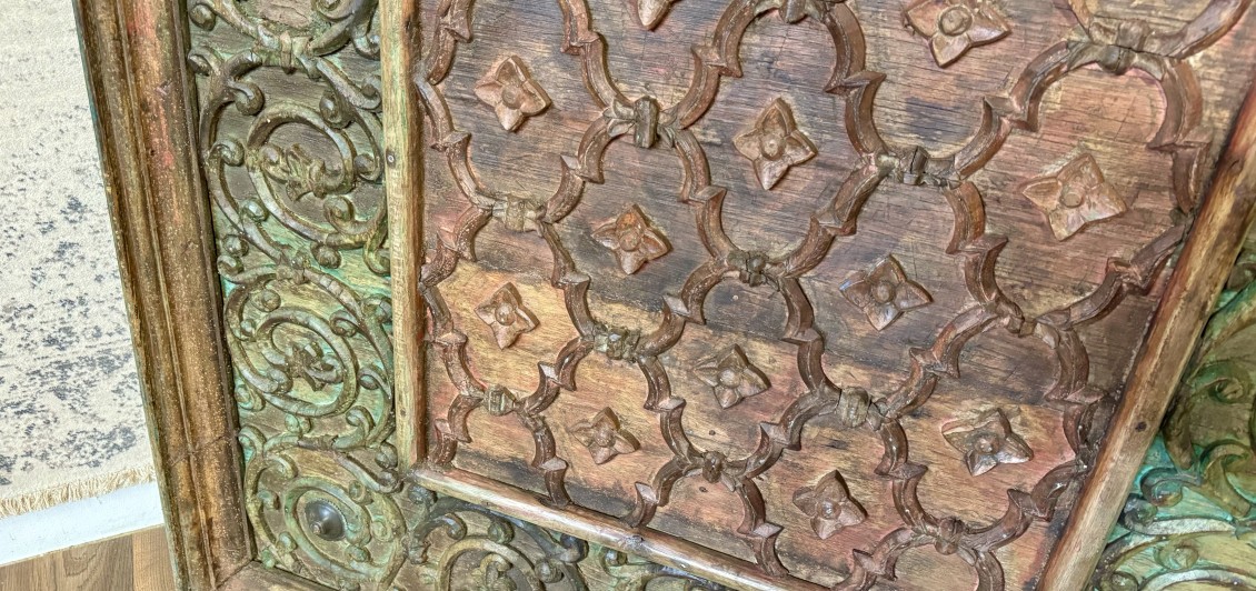 Painted Indian Ceiling Panel
